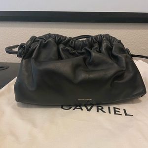 Mansur gavriel mini cloud leather clutch